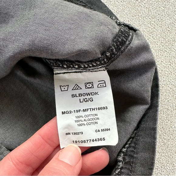 Lee Riders Shape Illusions Long Sleeve Tie Front Denim Shirt. Size L. Bl… - Picture 8 of 11